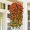 Artificial Fall Hanging Flower Baskets – Faux Mums for Outdoor Porch, Garden, Urn Fillers, and Seasonal Autumn Décor
